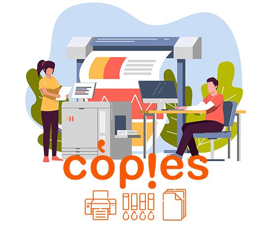 Trabajos de impresión por encargo